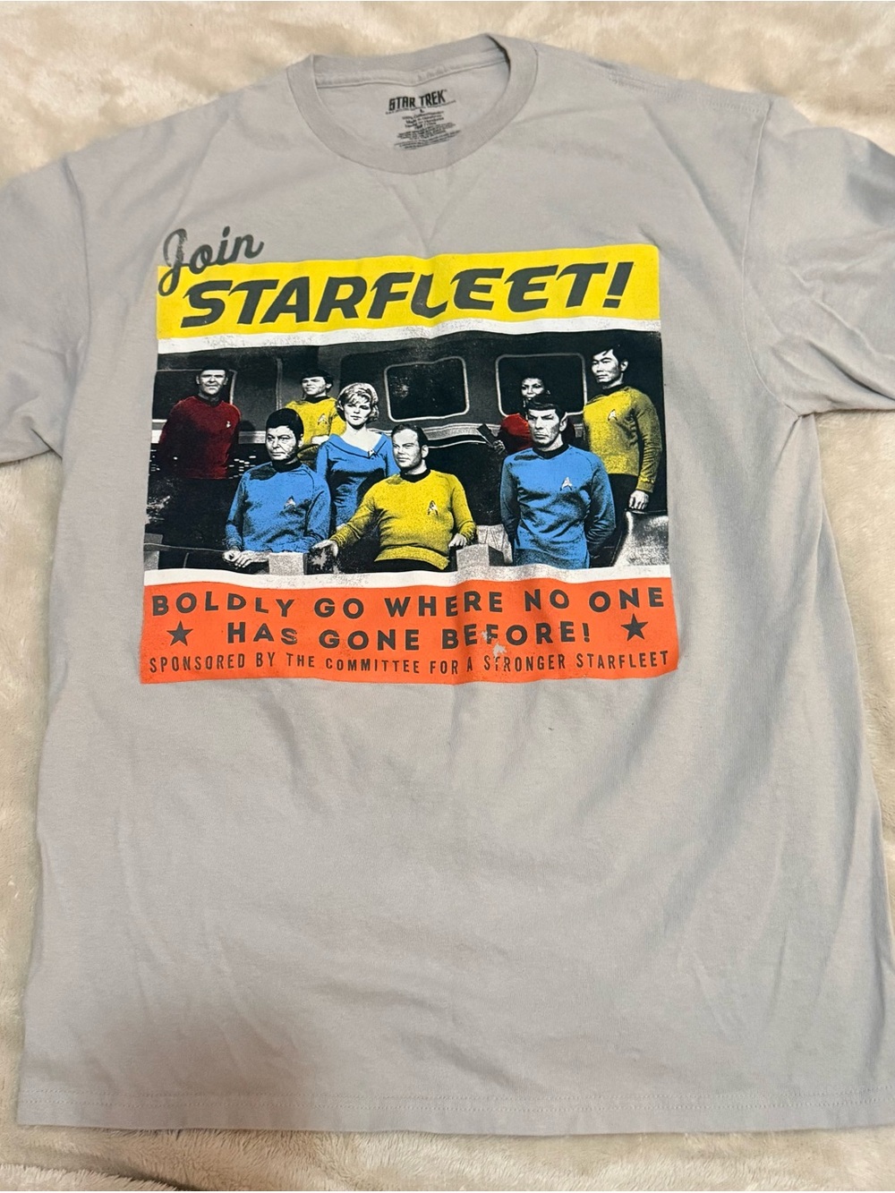 Star Trek Join Starfleet Graphic Tee - Light Gray